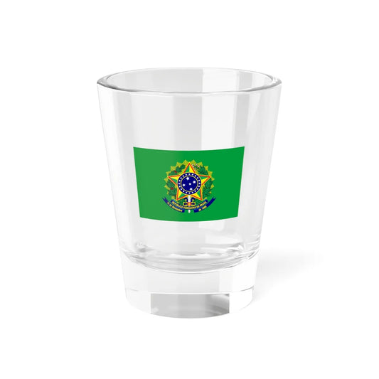 Presidential standard of Brazil 1968-1971 (Brazil) Shot Glass 1.5oz 1.5oz - Go Mug Yourself