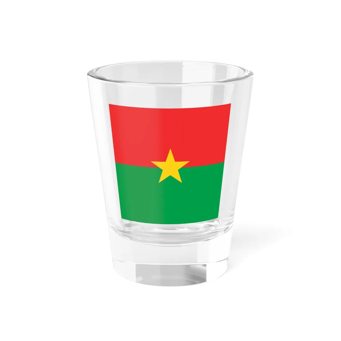 Presidential Standard of Burkina Faso (Burkina Faso) Shot Glass 1.5oz 1.5oz - Go Mug Yourself