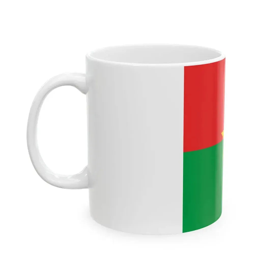 Presidential Standard of Burkina Faso (Burkina Faso) White Coffee Mug - Go Mug Yourself