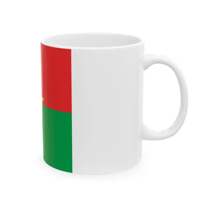 Presidential Standard of Burkina Faso (Burkina Faso) White Coffee Mug - Go Mug Yourself