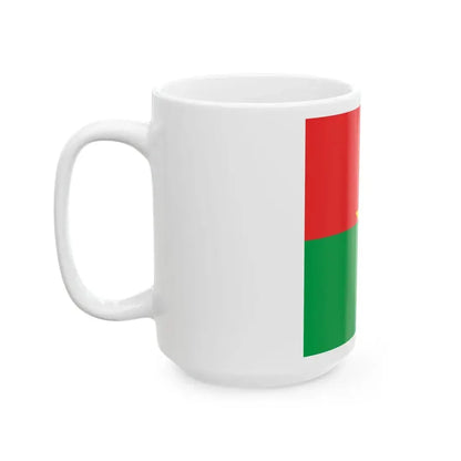 Presidential Standard of Burkina Faso (Burkina Faso) White Coffee Mug - Go Mug Yourself
