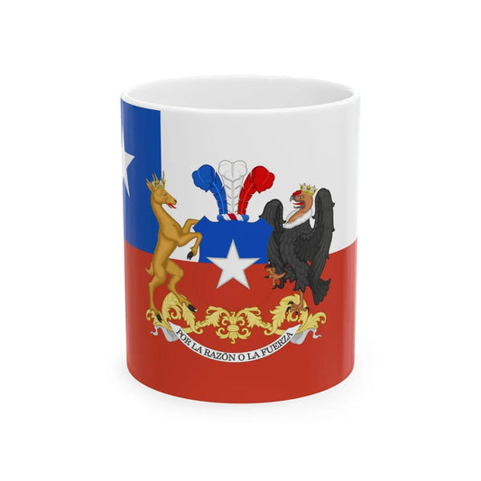 Presidential Standard of Chile (Chile) White Coffee Mug 11oz - Go Mug Yourself