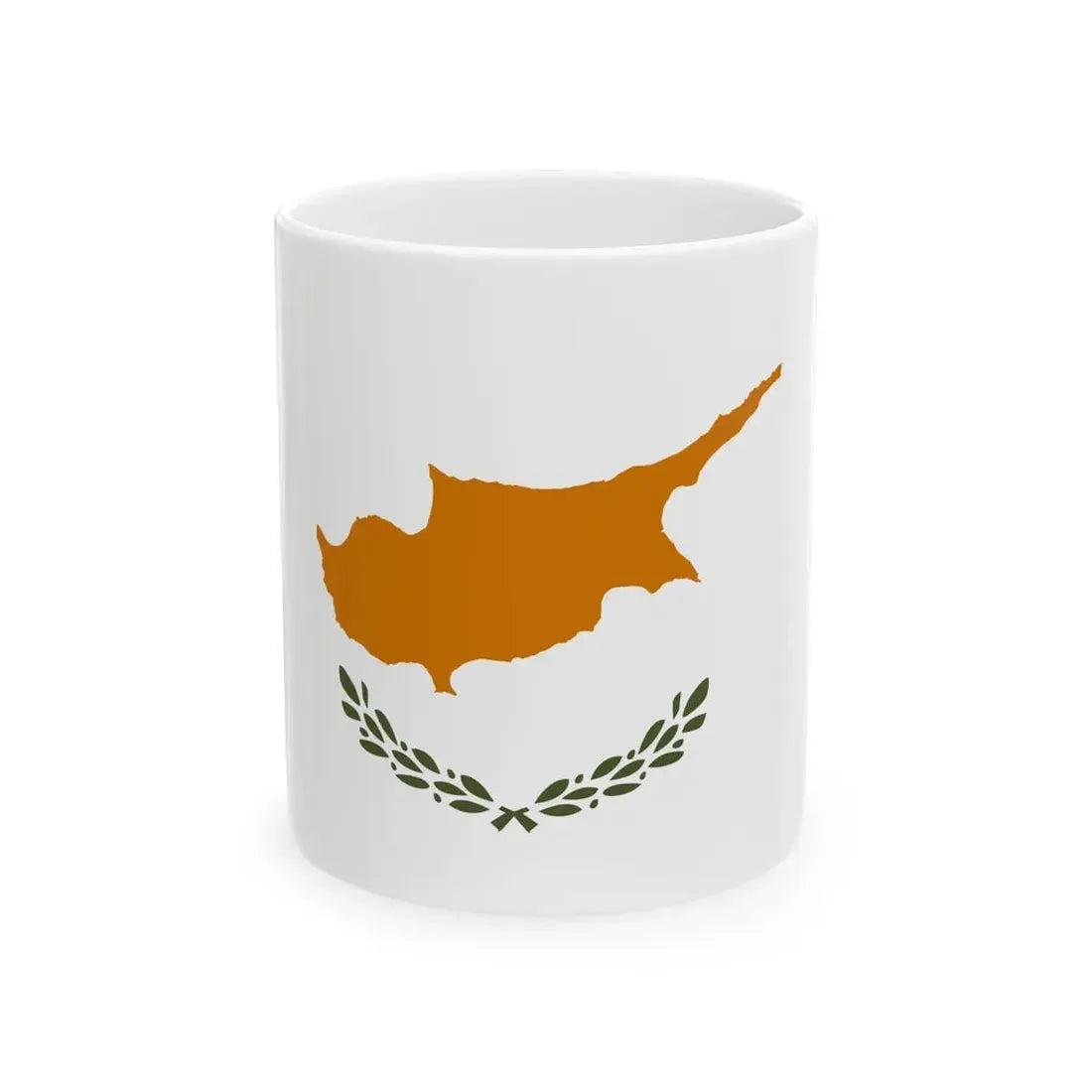 Presidential Standard of Cyprus (Cyprus) White Coffee Mug 11oz - Go Mug Yourself