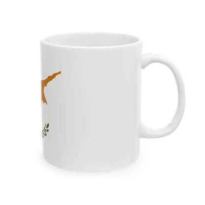 Presidential Standard of Cyprus (Cyprus) White Coffee Mug - Go Mug Yourself
