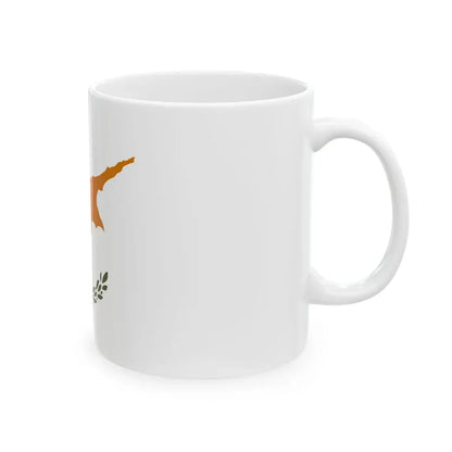 Presidential Standard of Cyprus (Cyprus) White Coffee Mug - Go Mug Yourself