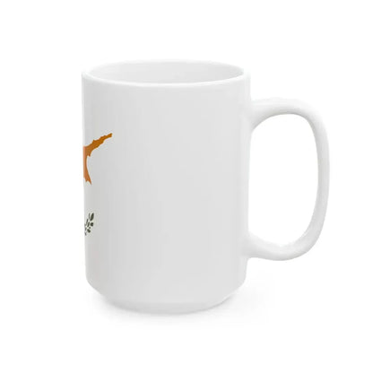 Presidential Standard of Cyprus (Cyprus) White Coffee Mug - Go Mug Yourself