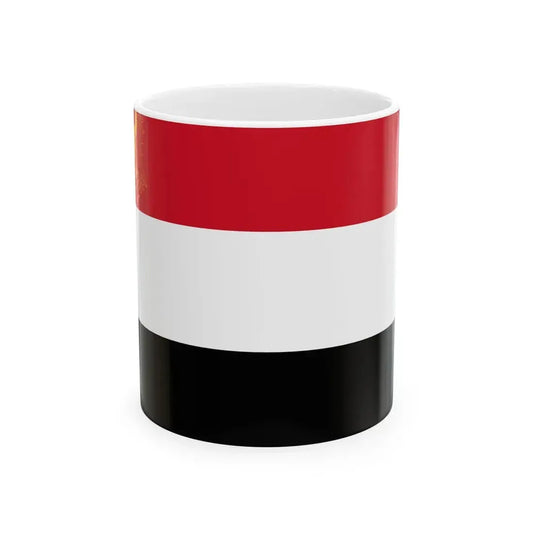 Presidential Standard of Egypt 1972-1984 (Egypt) White Coffee Mug 11oz - Go Mug Yourself