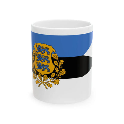 Presidential Standard of Estonia at sea (Estonia) White Coffee Mug 11oz - Go Mug Yourself