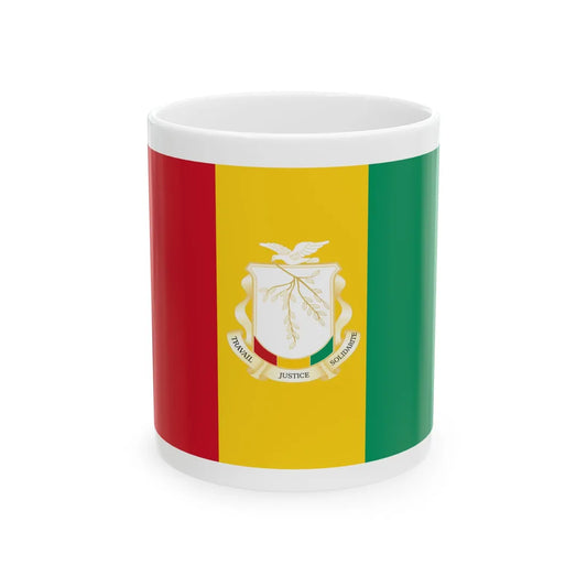 Presidential Standard of Guinea (Guinea) White Coffee Mug 11oz - Go Mug Yourself