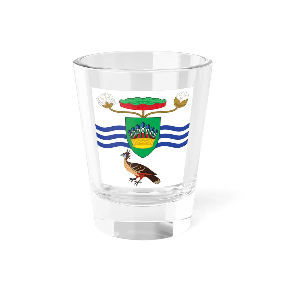 Presidential Standard of Guyana 1970-1980 (Guyana) Shot Glass 1.5oz 1.5oz - Go Mug Yourself
