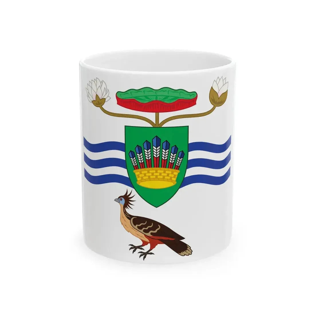 Presidential Standard of Guyana 1970-1980 (Guyana) White Coffee Mug 11oz - Go Mug Yourself