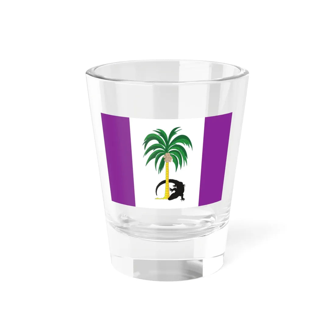 Presidential Standard of Guyana 1980-1985 under President LFS Burnham (Guyana) Shot Glass 1.5oz 1.5oz - Go Mug Yourself