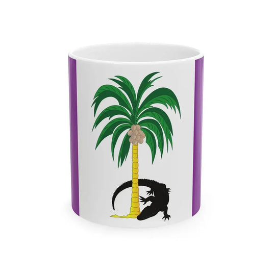 Presidential Standard of Guyana 1980-1985 under President LFS Burnham (Guyana) White Coffee Mug 11oz - Go Mug Yourself