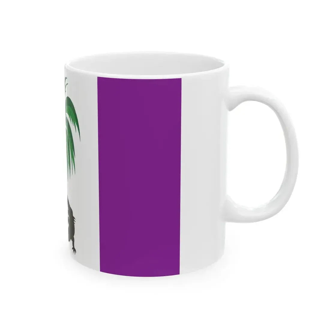 Presidential Standard of Guyana 1980-1985 under President LFS Burnham (Guyana) White Coffee Mug - Go Mug Yourself