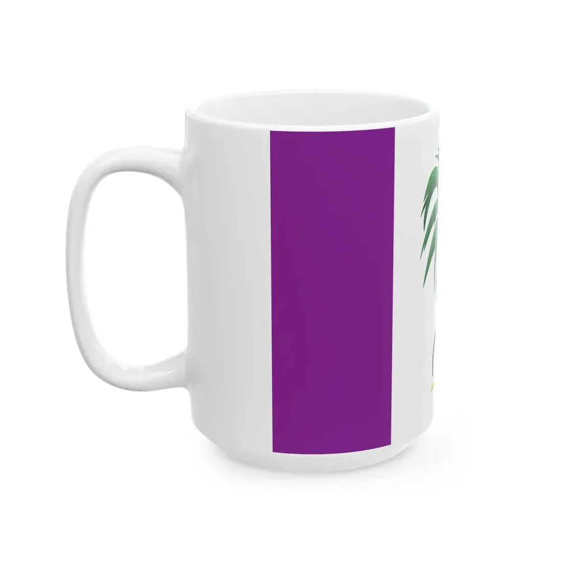 Presidential Standard of Guyana 1980-1985 under President LFS Burnham (Guyana) White Coffee Mug - Go Mug Yourself