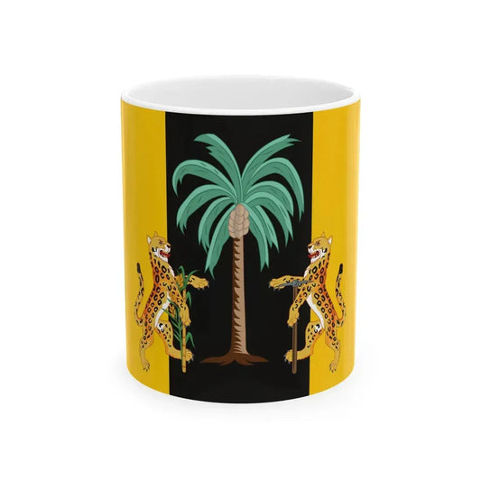 Presidential Standard of Guyana 1985-1992 under President H. Desmond Hoyte (Guyana) White Coffee Mug 11oz - Go Mug Yourself