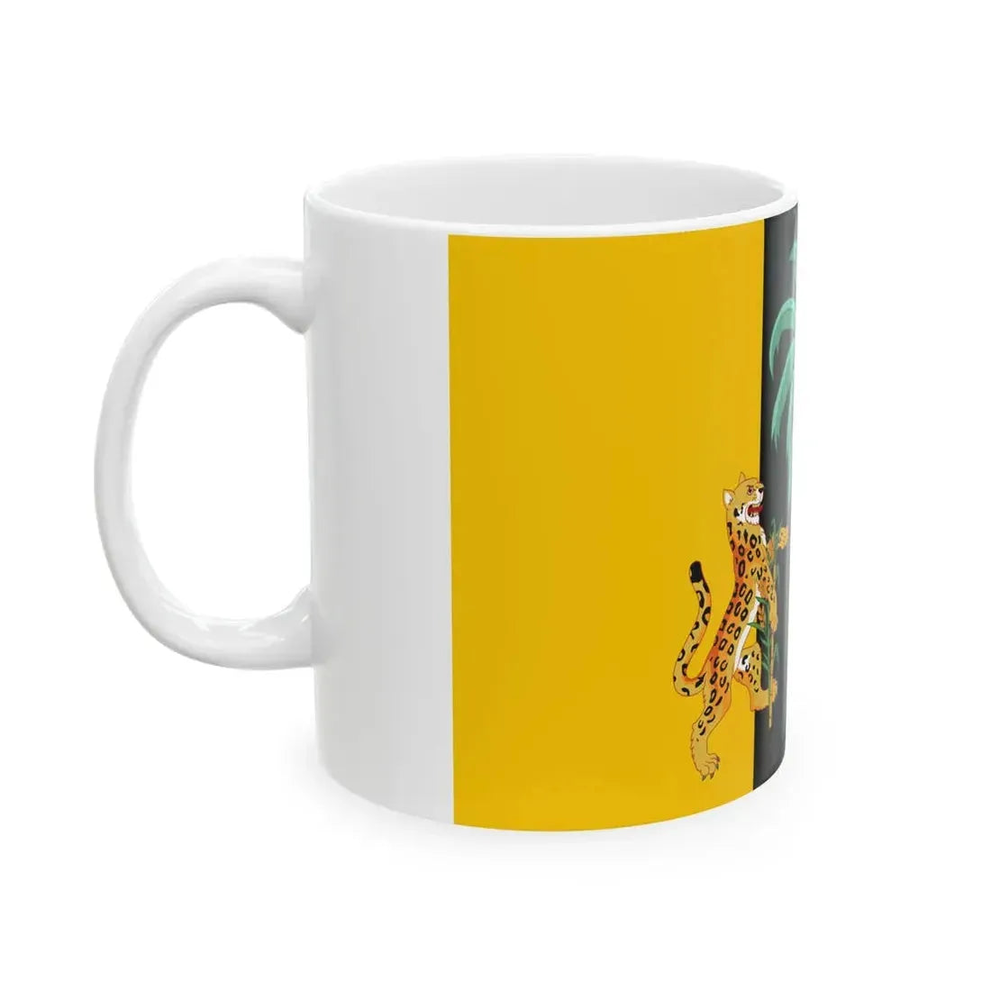 Presidential Standard of Guyana 1985-1992 under President H. Desmond Hoyte (Guyana) White Coffee Mug - Go Mug Yourself