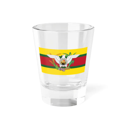 Presidential Standard of Guyana 1992-1997 under President Cheddi B. Jagan (Guyana) Shot Glass 1.5oz 1.5oz - Go Mug Yourself