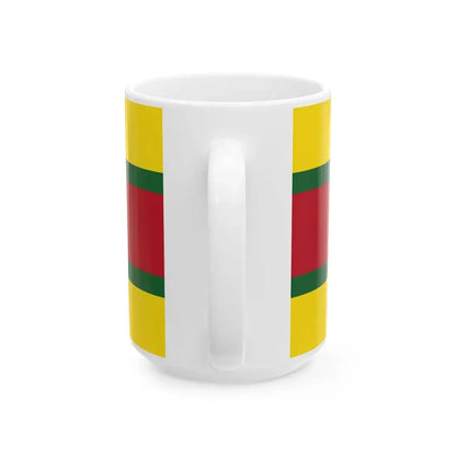Presidential Standard of Guyana 1992-1997 under President Cheddi B. Jagan (Guyana) White Coffee Mug - Go Mug Yourself