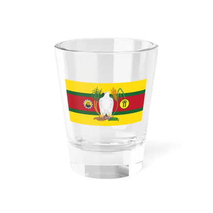 Presidential Standard of Guyana 1997-1999 under President Janet Jagan (Guyana) Shot Glass 1.5oz 1.5oz - Go Mug Yourself