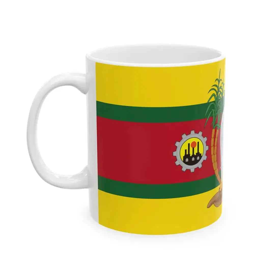 Presidential Standard of Guyana 1997-1999 under President Janet Jagan (Guyana) White Coffee Mug - Go Mug Yourself
