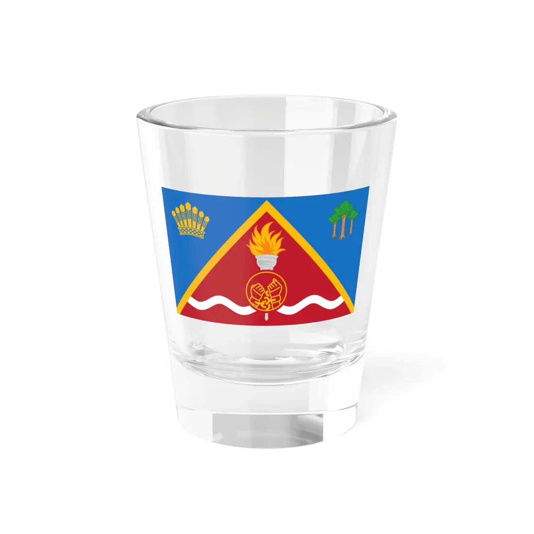 Presidential Standard of Guyana - President Donald Ramotar (Guyana) Shot Glass 1.5oz 1.5oz - Go Mug Yourself