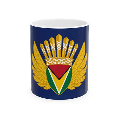 Presidential Standard of Guyana - President Irfaan Ali (Guyana) White Coffee Mug 11oz - Go Mug Yourself