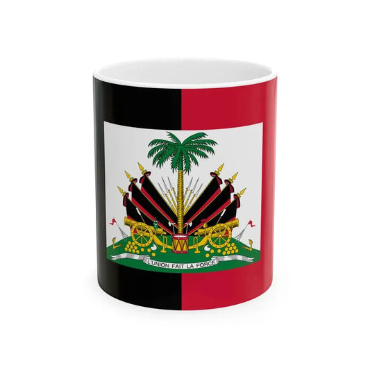 Presidential Standard of Haiti 1964-1986 (Haiti) White Coffee Mug 11oz - Go Mug Yourself
