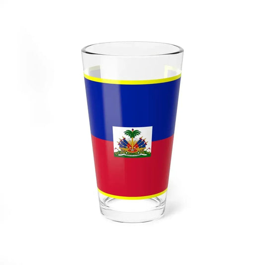 Presidential Standard of Haiti (Haiti) Pint Glass 16oz 16oz - Go Mug Yourself