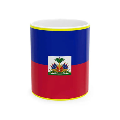 Presidential Standard of Haiti (Haiti) White Coffee Mug 11oz - Go Mug Yourself