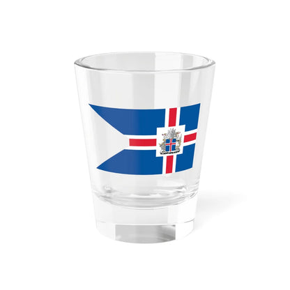 Presidential Standard of Iceland reverse (Iceland) Shot Glass 1.5oz 1.5oz - Go Mug Yourself