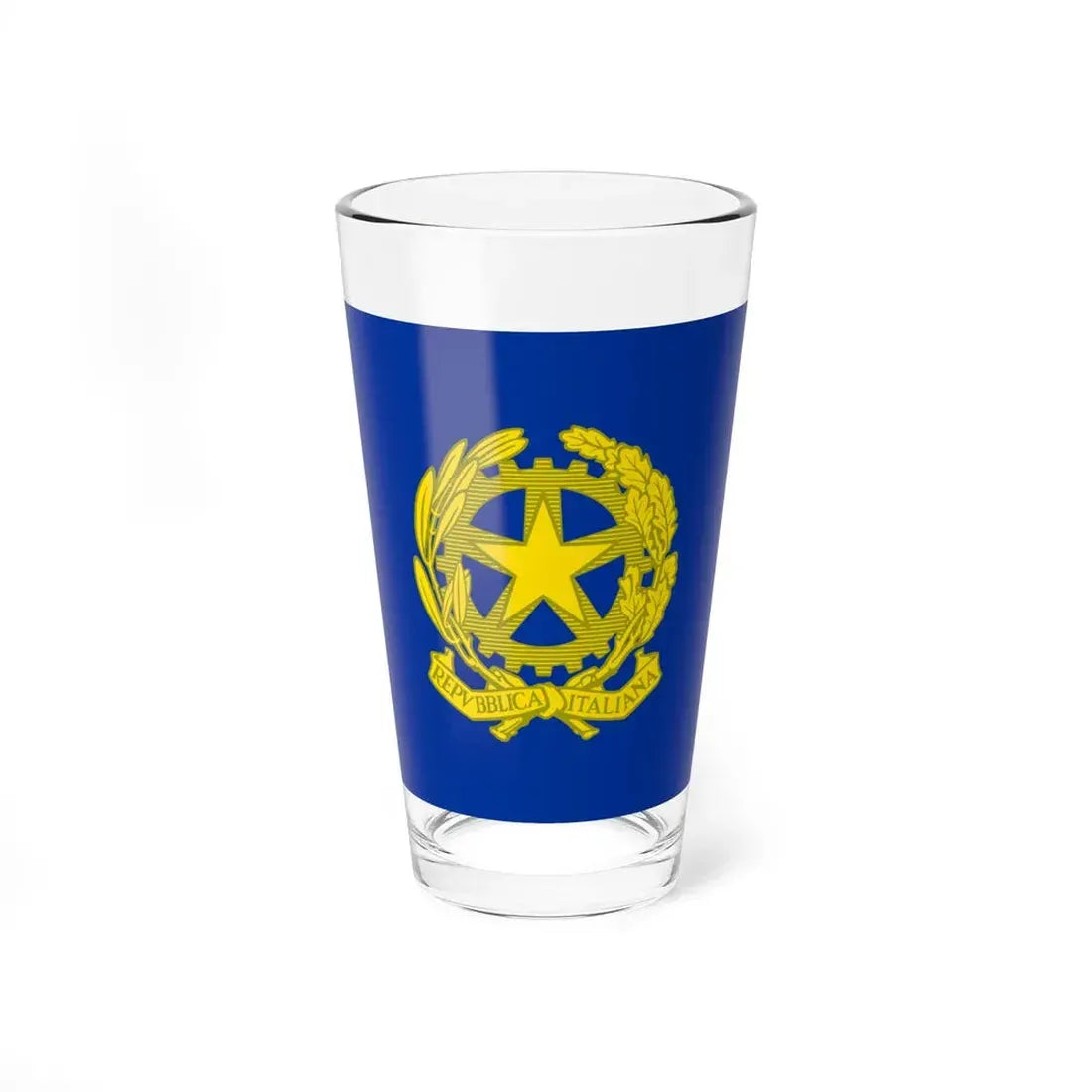 Presidential Standard of Italy 1965-1990 (Italy) Pint Glass 16oz 16oz - Go Mug Yourself