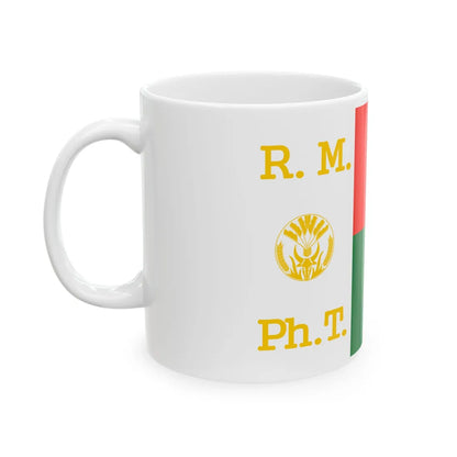 Presidential Standard of Madagascar 1959-1972 (Madagascar) White Coffee Mug - Go Mug Yourself