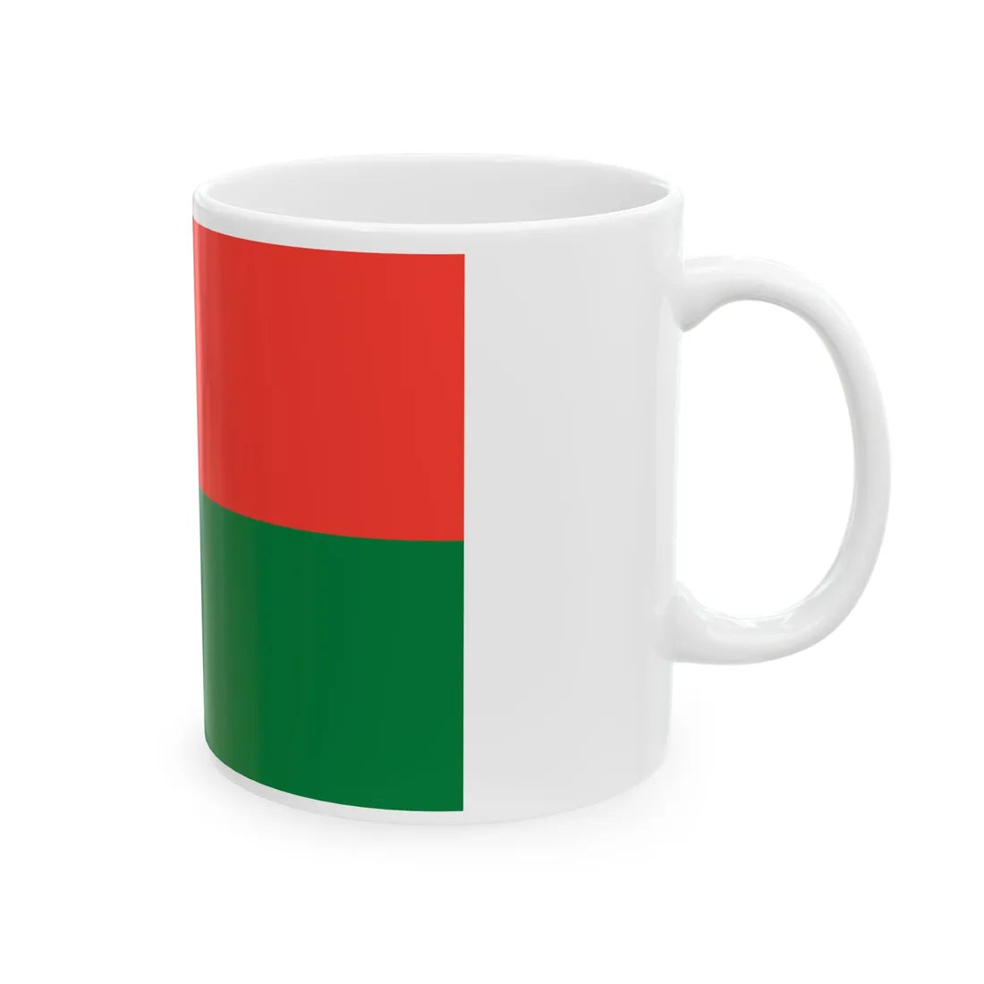 Presidential Standard of Madagascar 1959-1972 (Madagascar) White Coffee Mug - Go Mug Yourself