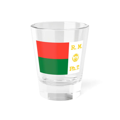Presidential Standard of Madagascar 1959-1972 reverse (Madagascar) Shot Glass 1.5oz 1.5oz - Go Mug Yourself