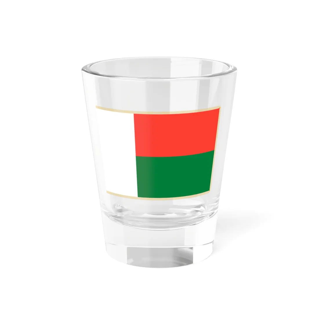 Presidential Standard of Madagascar 1959 (Madagascar) Shot Glass 1.5oz 1.5oz - Go Mug Yourself