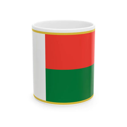Presidential Standard of Madagascar 1959 (Madagascar) White Coffee Mug 11oz - Go Mug Yourself