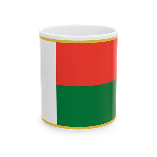Presidential Standard of Madagascar 1959 (Madagascar) White Coffee Mug 11oz - Go Mug Yourself