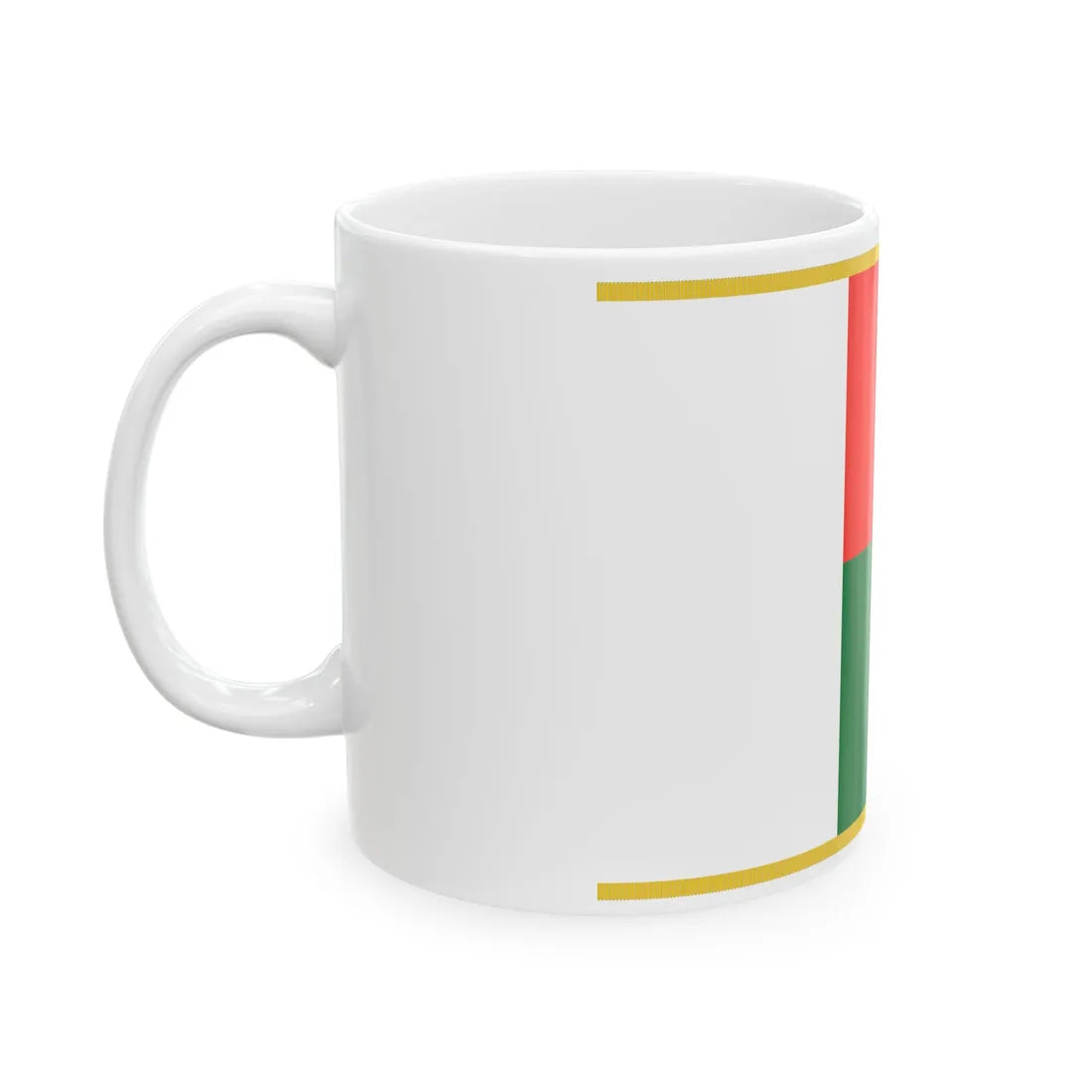 Presidential Standard of Madagascar 1959 (Madagascar) White Coffee Mug - Go Mug Yourself