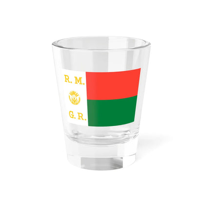 Presidential Standard of Madagascar 1972-1975 (Madagascar) Shot Glass 1.5oz 1.5oz - Go Mug Yourself