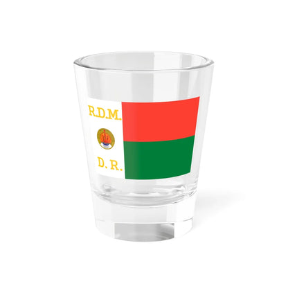 Presidential Standard of Madagascar 1976-1993 (Madagascar) Shot Glass 1.5oz 1.5oz - Go Mug Yourself