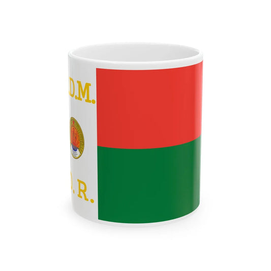 Presidential Standard of Madagascar 1976-1993 (Madagascar) White Coffee Mug 11oz - Go Mug Yourself