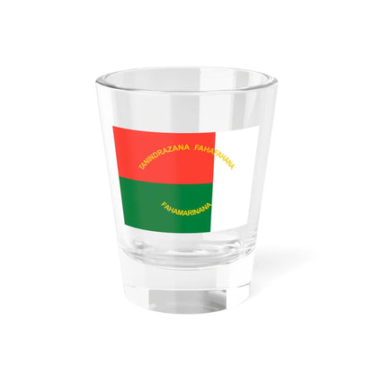 Presidential Standard of Madagascar 1993-1996 reverse (Madagascar) Shot Glass 1.5oz 1.5oz - Go Mug Yourself