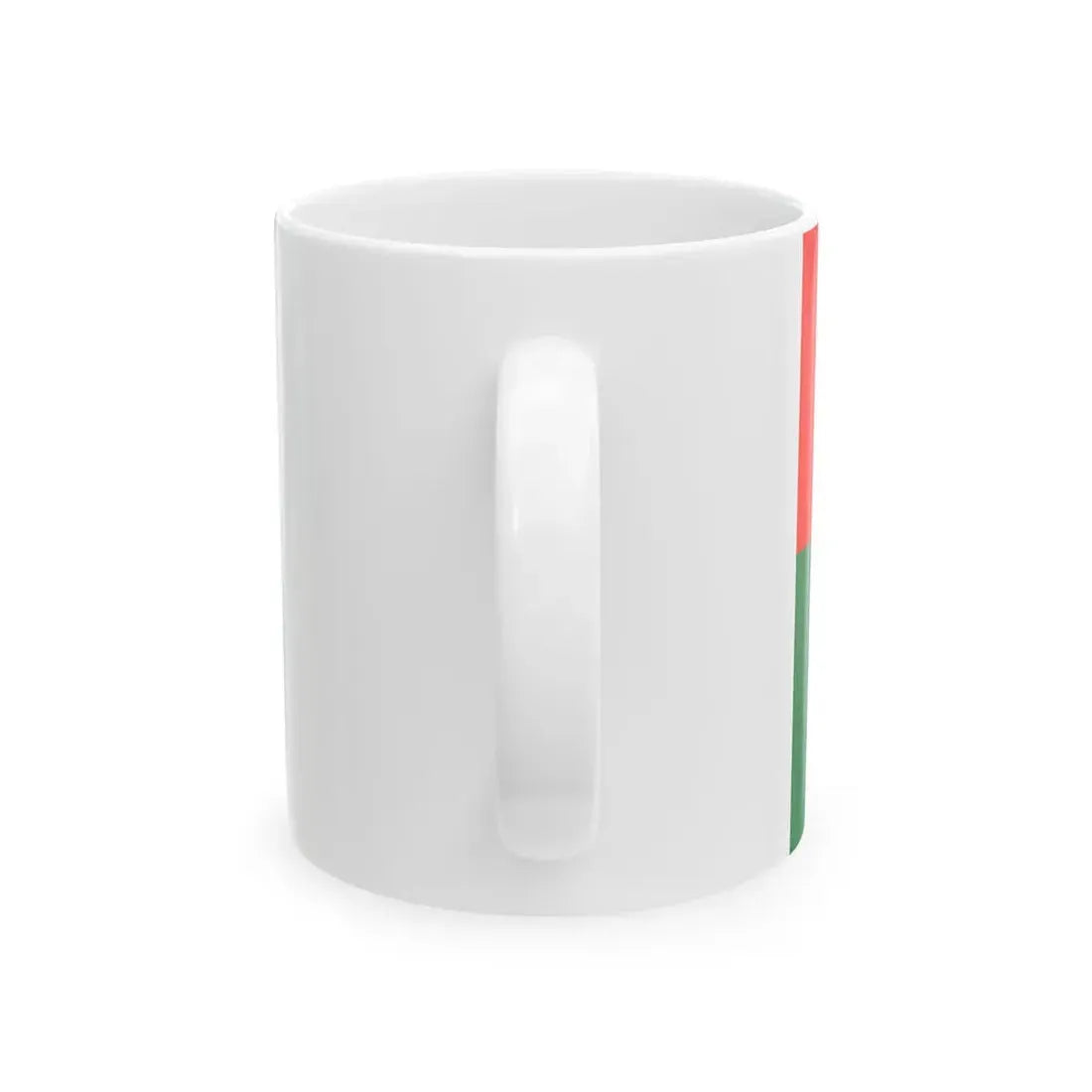 Presidential Standard of Madagascar 1998-2002 reverse (Madagascar) White Coffee Mug - Go Mug Yourself