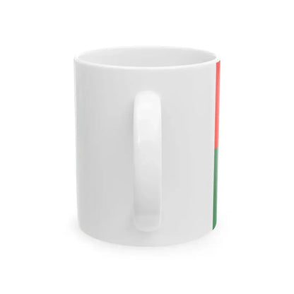 Presidential Standard of Madagascar 1998-2002 reverse (Madagascar) White Coffee Mug - Go Mug Yourself