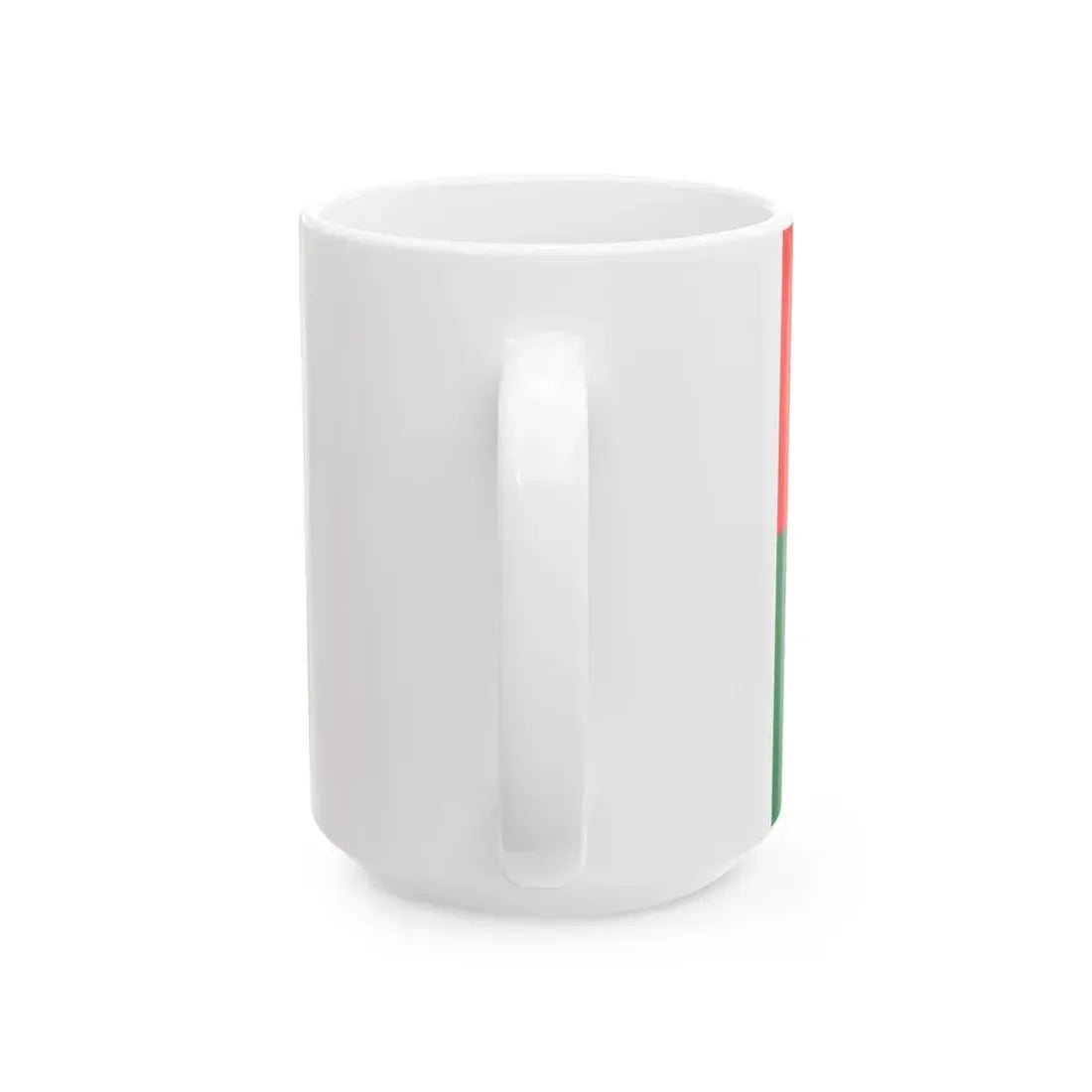 Presidential Standard of Madagascar 1998-2002 reverse (Madagascar) White Coffee Mug - Go Mug Yourself