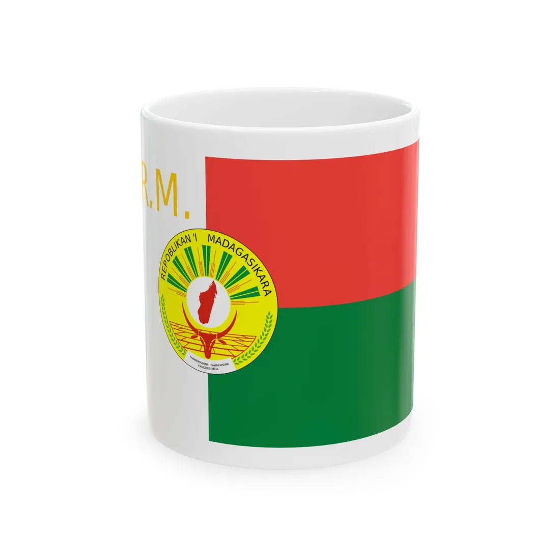 Presidential Standard of Madagascar (Madagascar) White Coffee Mug 11oz - Go Mug Yourself