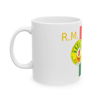 Presidential Standard of Madagascar (Madagascar) White Coffee Mug - Go Mug Yourself