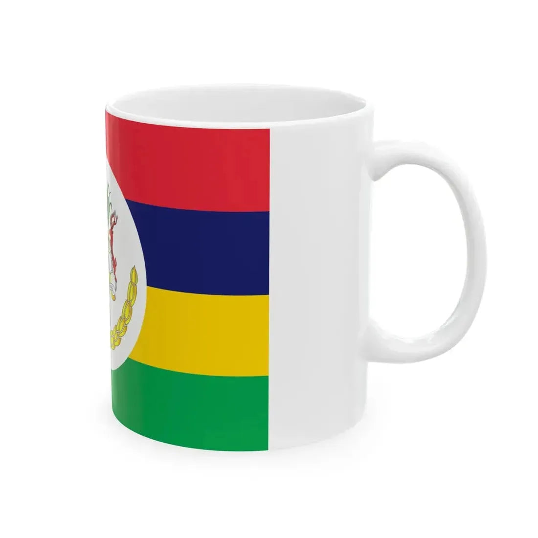 Presidential Standard of Mauritius (Mauritius) White Coffee Mug - Go Mug Yourself
