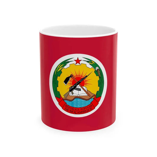 Presidential Standard of Mozambique 1975-1982 (Mozambique) White Coffee Mug 11oz - Go Mug Yourself